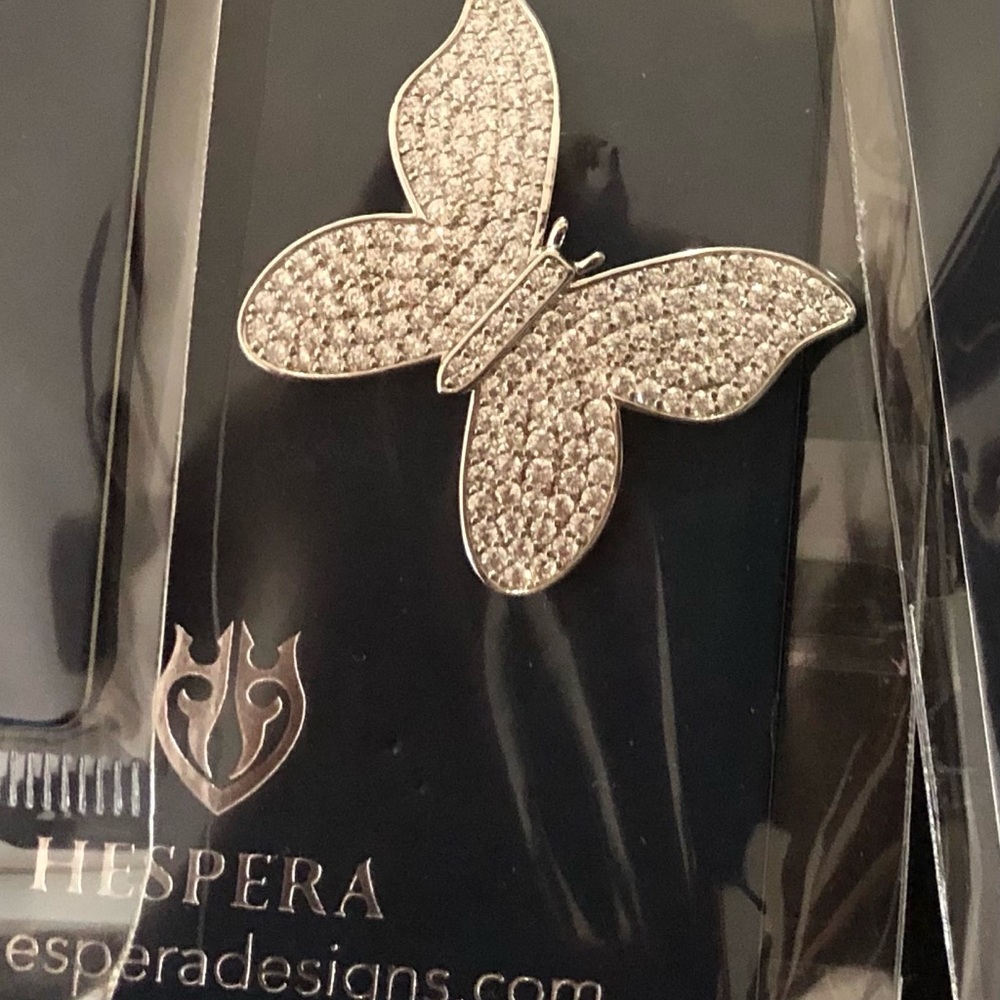 New Hespera longer butterfly necklace